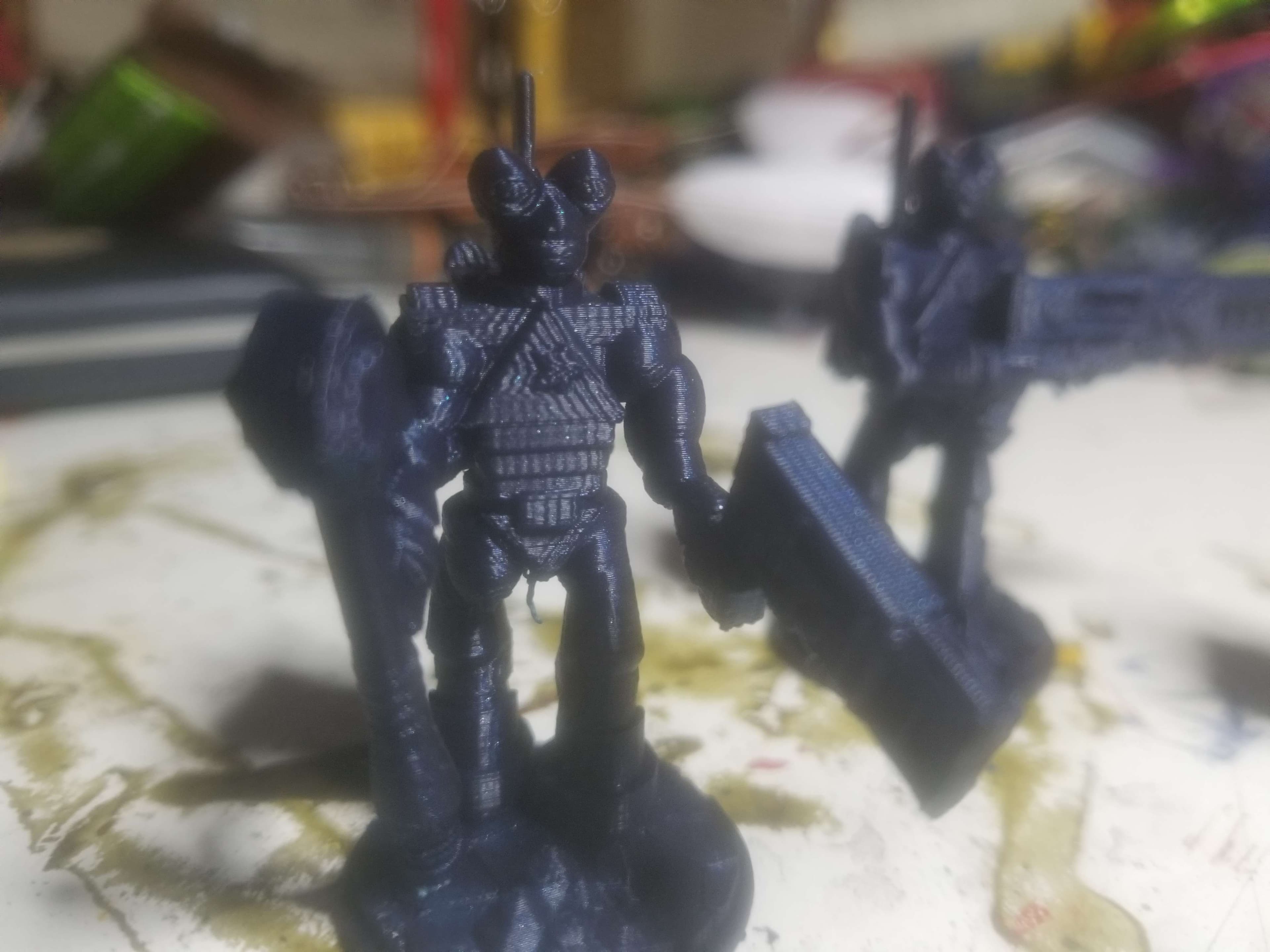 FHW: Aetherian Elite with Power Ratchet and Pwave pistol 3d model