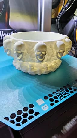 Bowl of Skulls - Catch All - Gothic - Decor 3d model