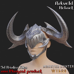 Arkveld Cosplay Helmet Monster Hunter 3d model