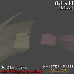 Arkveld Cosplay Helmet Monster Hunter 3d model