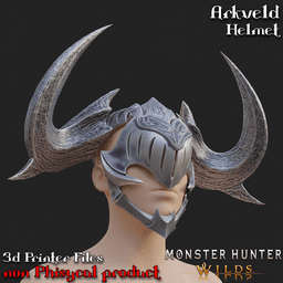 Arkveld Cosplay Helmet Monster Hunter 3d model