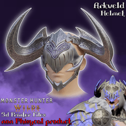 Arkveld Cosplay Helmet Monster Hunter 3d model