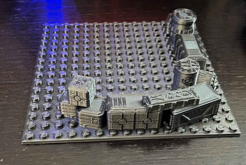 Star Wars Lego 16x16 Base Plate 3d model