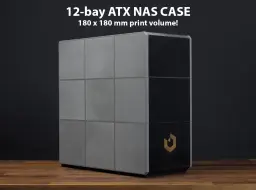 12-bay ATX NAS case - 180mm print volume 3d model
