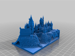 Minecraft College 3d model