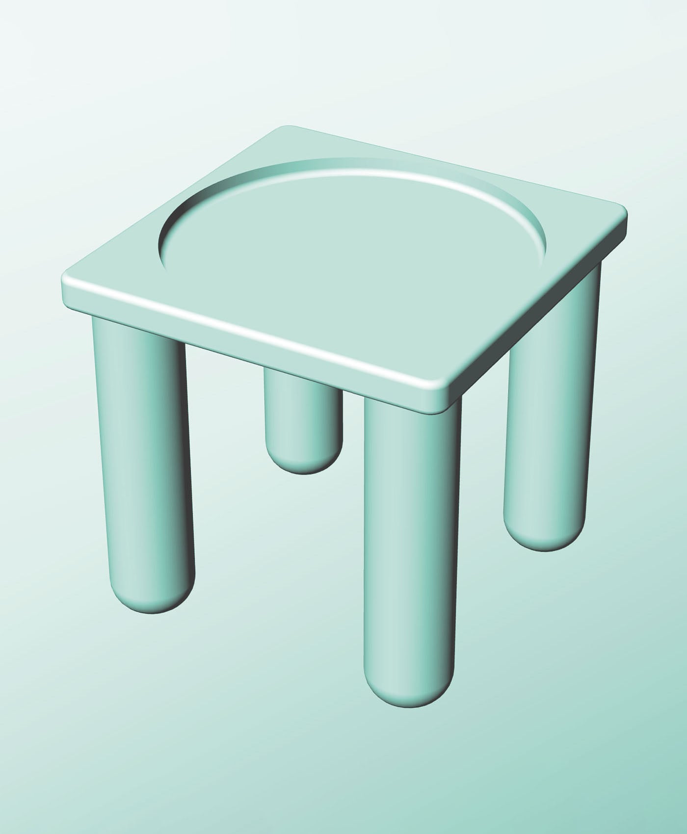 SS162-170Q Stand or Base for Infinite Containers 162 Series 3d model