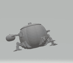 FHW: Lantern Pumpkin bot v1 ez print 3d model