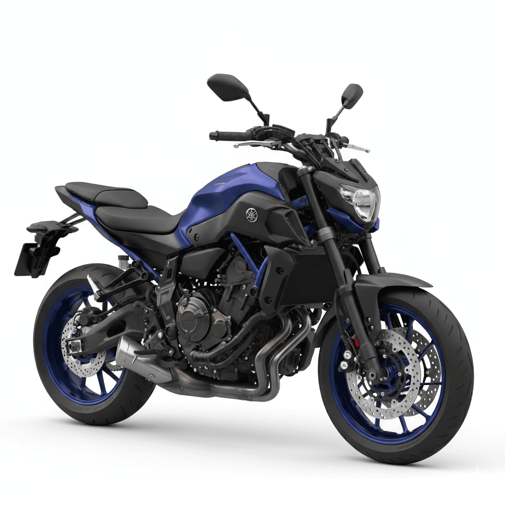 Motorcycle : Yamaha MT07 Hyper Naked Motorcycle 3d model