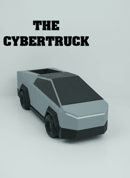 The Cybertruck! NO NEED FOR AMS, SUPPORTS, AND GLUE 3d model
