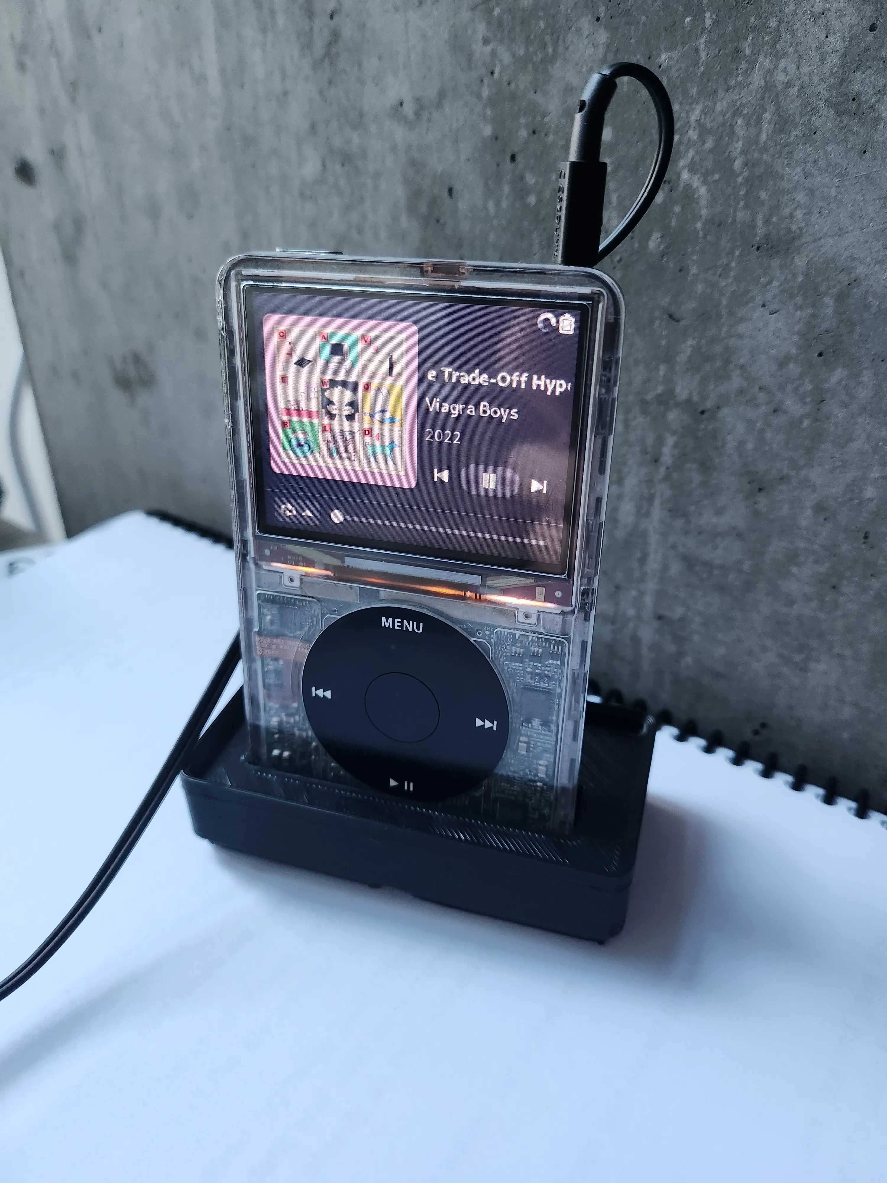 Gridifinity Ipod Classic Mount 3d model