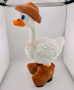 Cowboy Boots & Cowboy Hat Goose Gear for Porch Goose 3d model