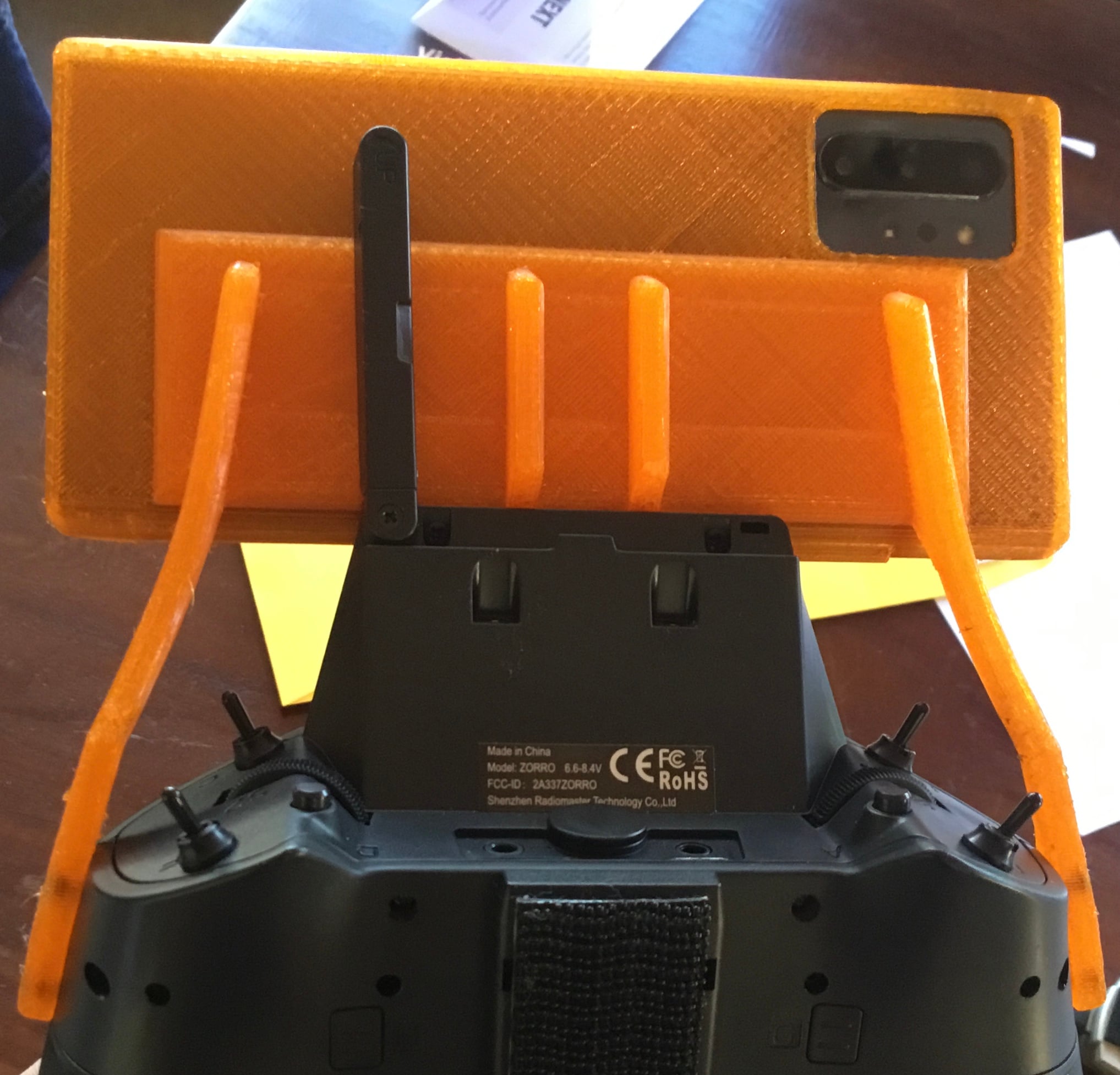 Zorro Phone holder with VRX Module bay 3d model
