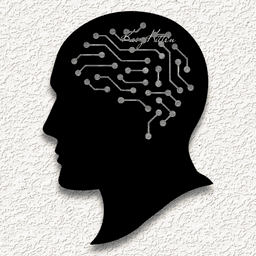 male brain circuit. wall art home decor 3d model
