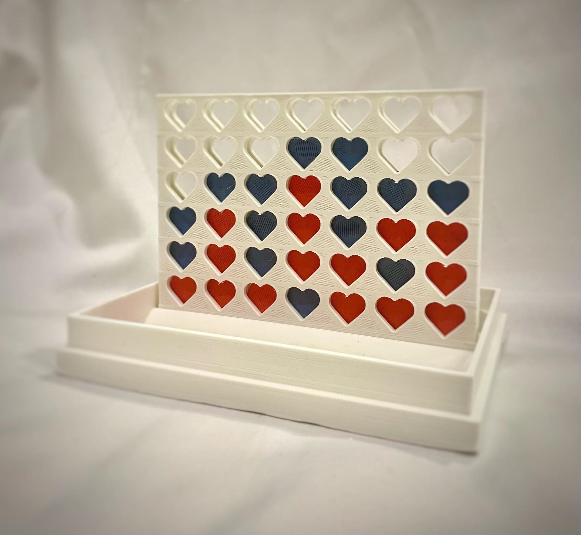 4 In A Row Hearts 3d model