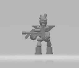 FHW: Angel Basic trooper with Gasser 3d model
