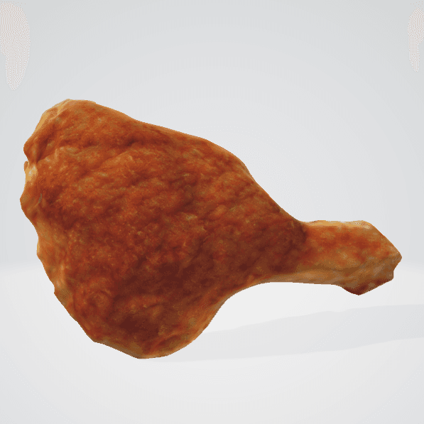 Fried Chicken Drumstick 3d model