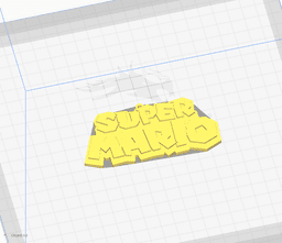 SUPER MARIO - KEYCHAIN 3d model