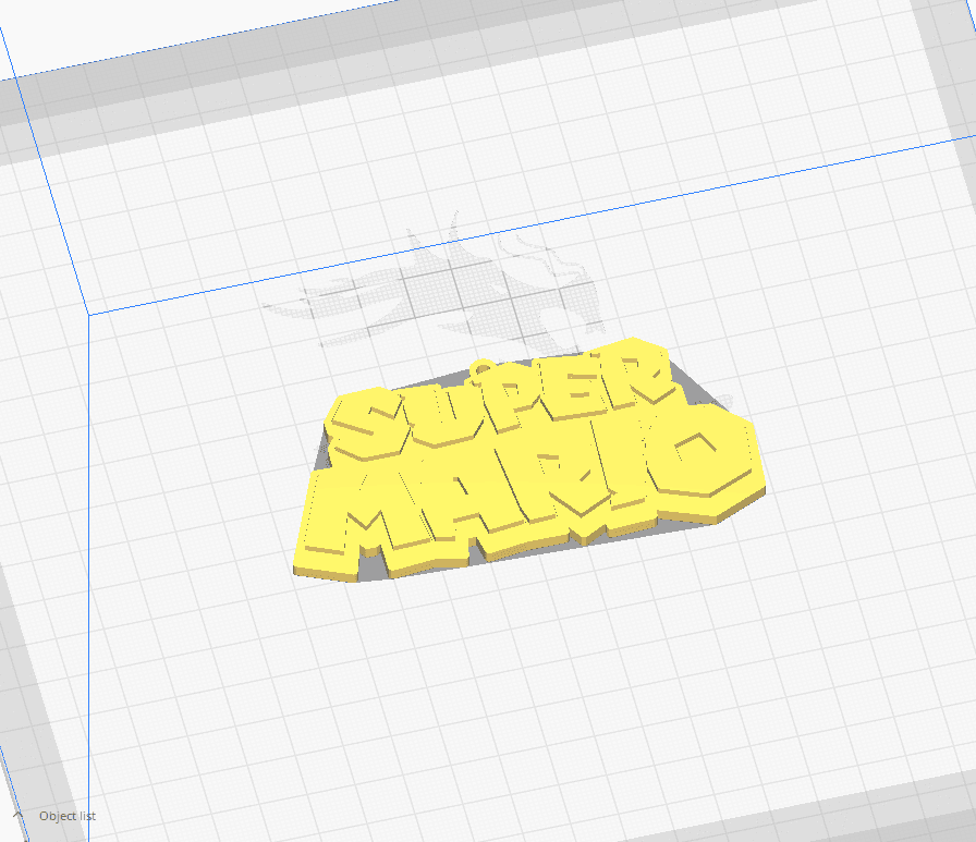 SUPER MARIO - KEYCHAIN 3d model