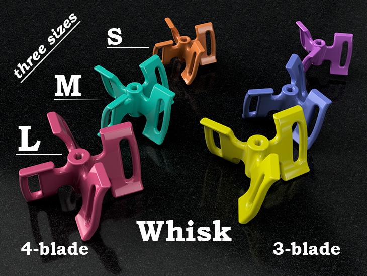 Construction mixer whisk 3 and 4 blade 3d model