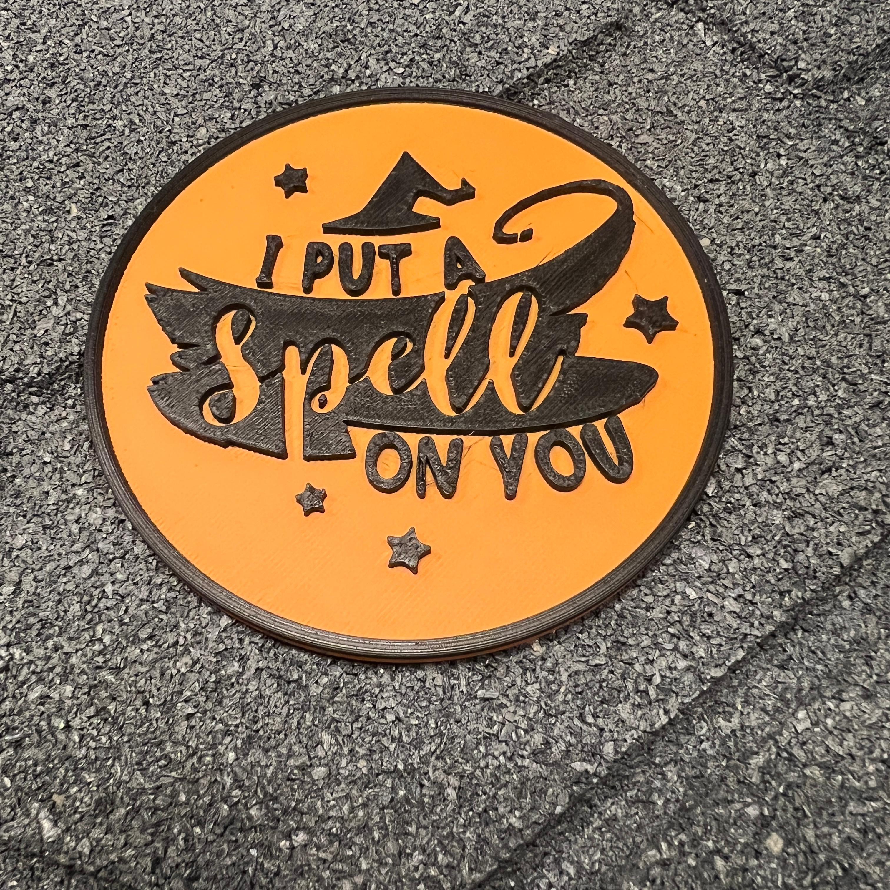 Put a Spell on You Coaster 3d model