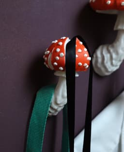 Mushroom shelf, key holder and hook “Amanita Muscaria” 3d model