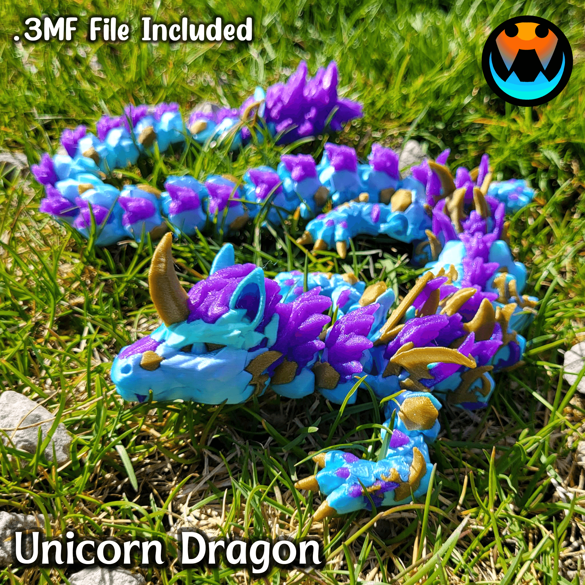 Unicorn Dragon 3d model