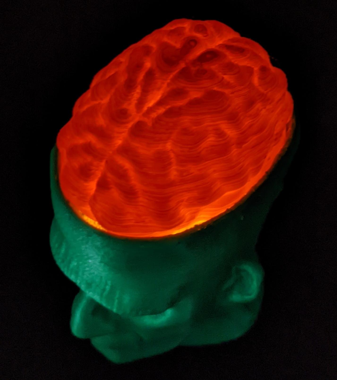 Frankenstein's Monster with Glowing Brain 3d model