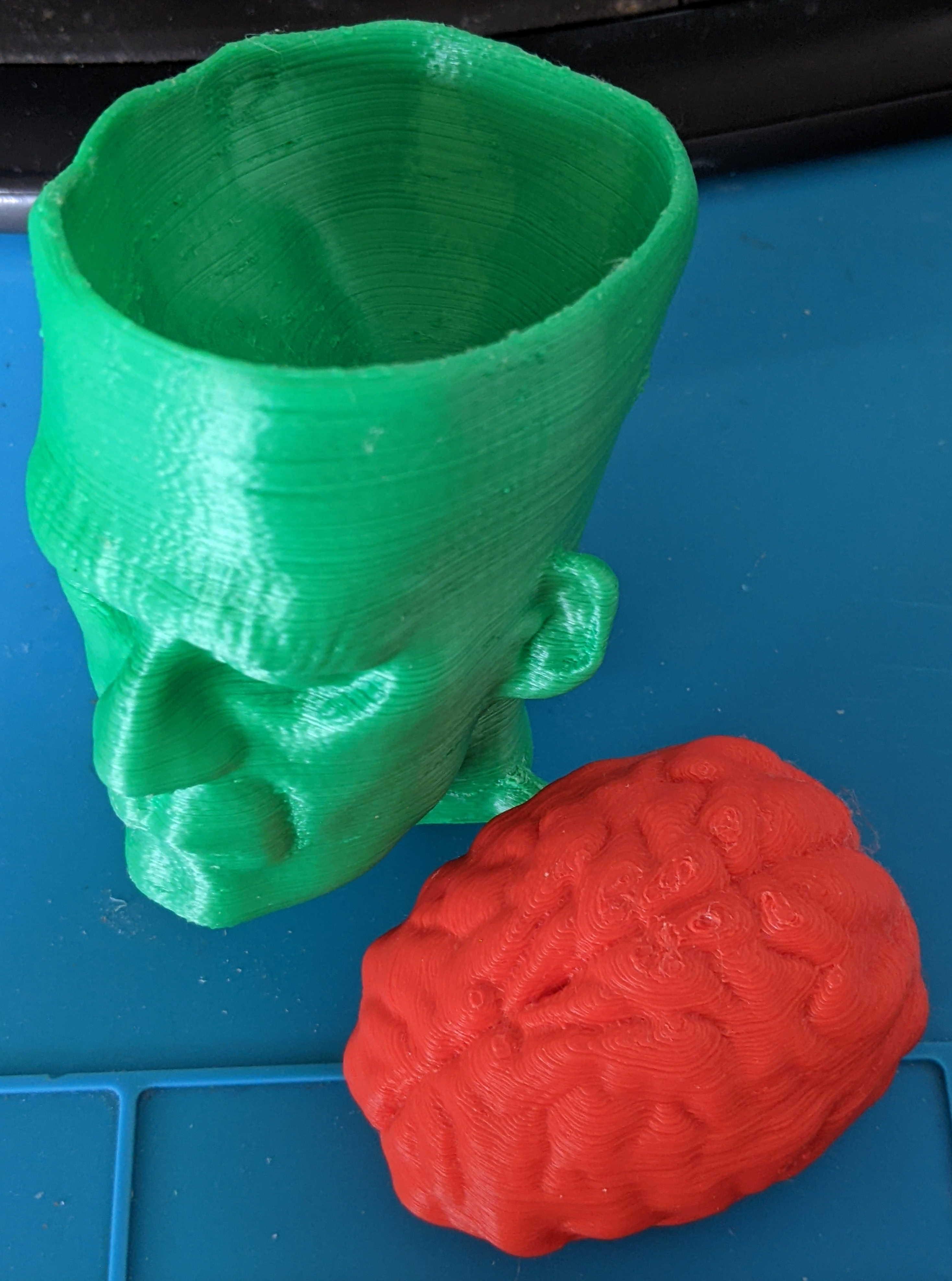 Frankenstein's Monster with Glowing Brain 3d model