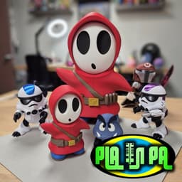 Jawa Shy Guy, Multipart 3d model