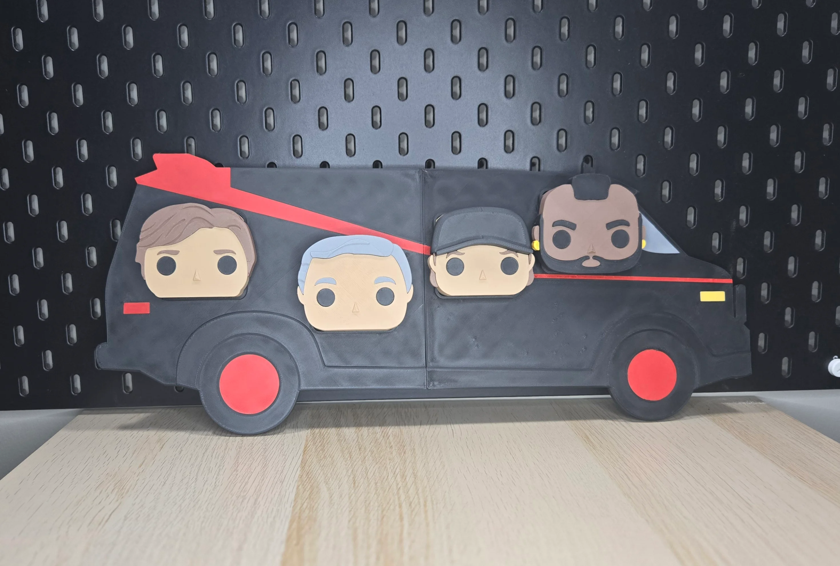 Blokkheadz A Team Display Van 3d model