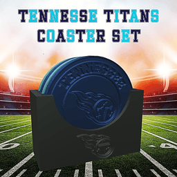 Tennessee Titans Coaster Set (NFL) 3d model