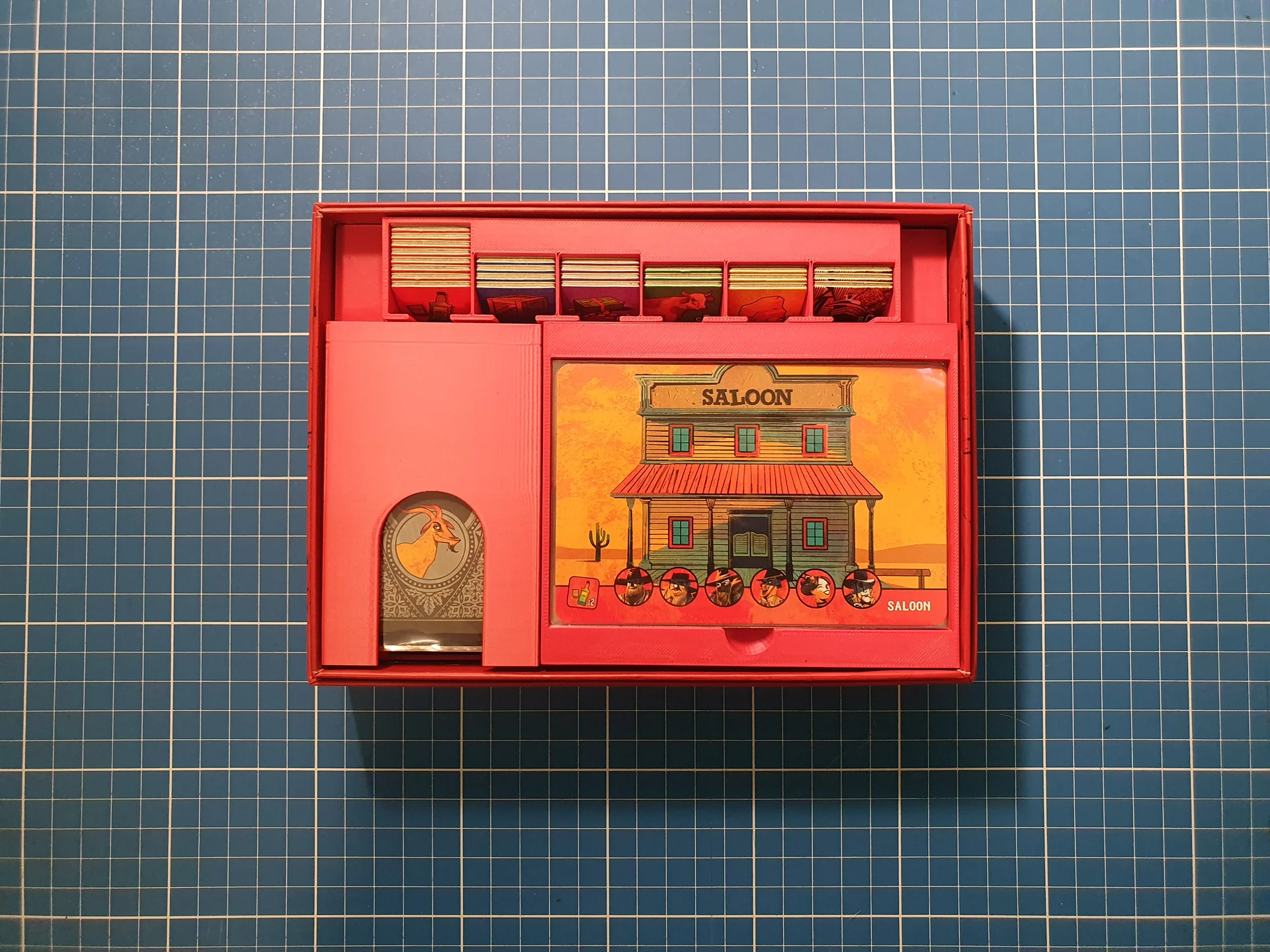 O Bom, o Mau e o Bode — game insert / organizer 3d model