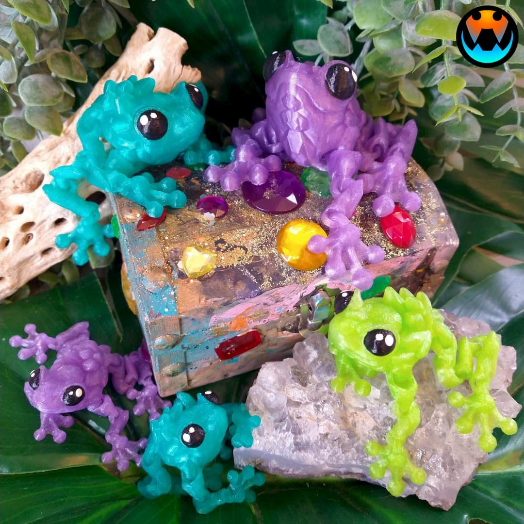 Gemstone Frog 3d model