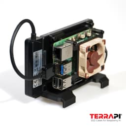 TerraPi SSD Case / Stand for Raspberry Pi (all models) 3d model