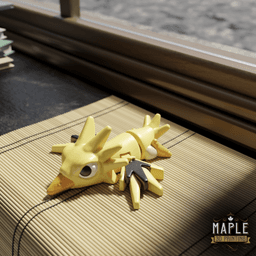 Articulating Mini Zapdos - Flexi - Pokemon 3d model
