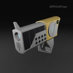 Summer Smith gun from Rick and Morty cartoon 3d model