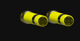 Zeo II Yellow Ranger Power Clubs 3d model