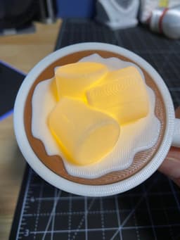 Hot Chocolate Tea Light 3d model