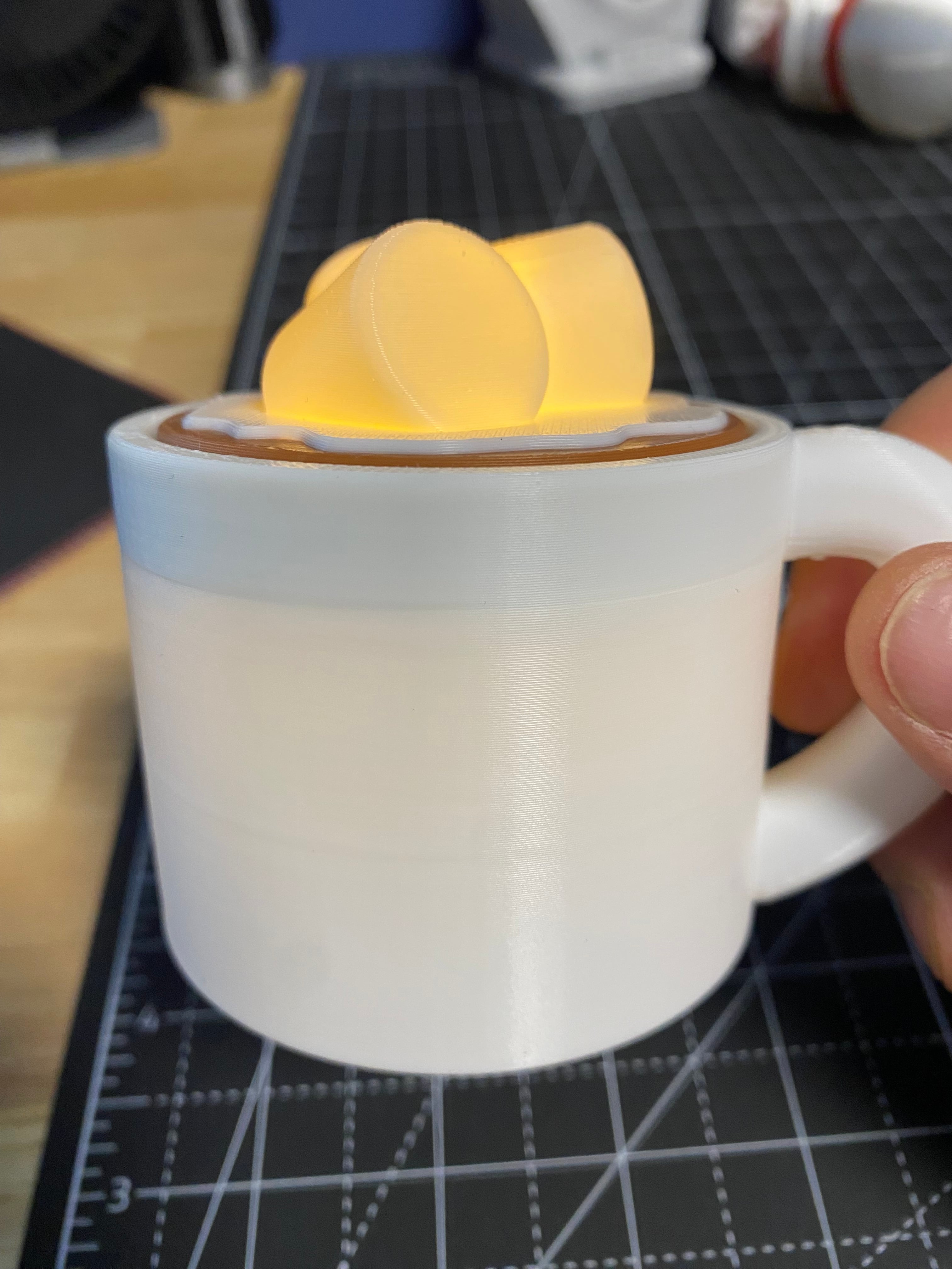 Hot Chocolate Tea Light 3d model