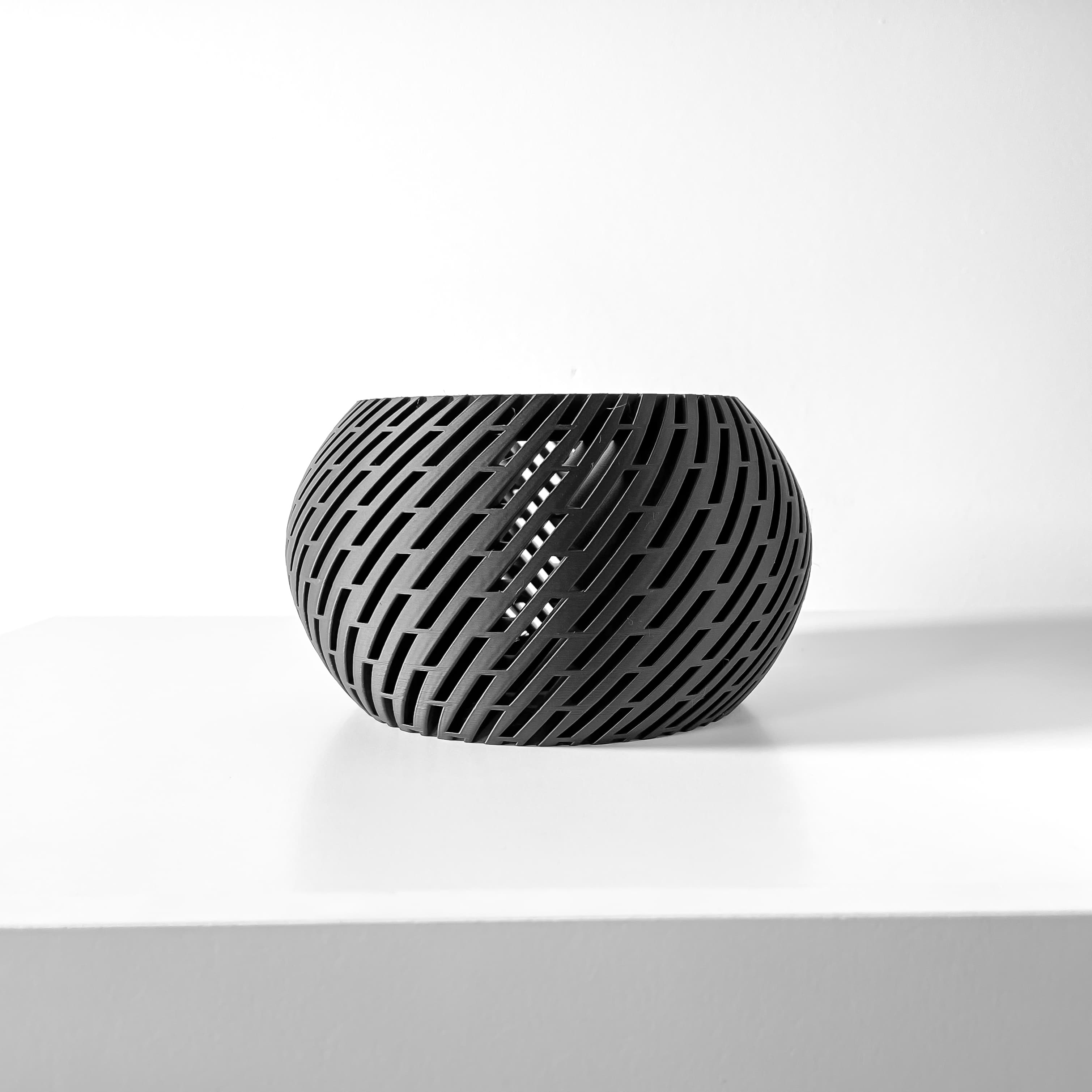 The Naor Orchid Planter Pot with Drainage Tray | Modern and Unique Home Decor 3d model