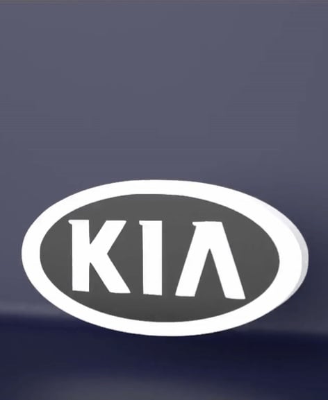 KIA - Led strip compatible 3d model