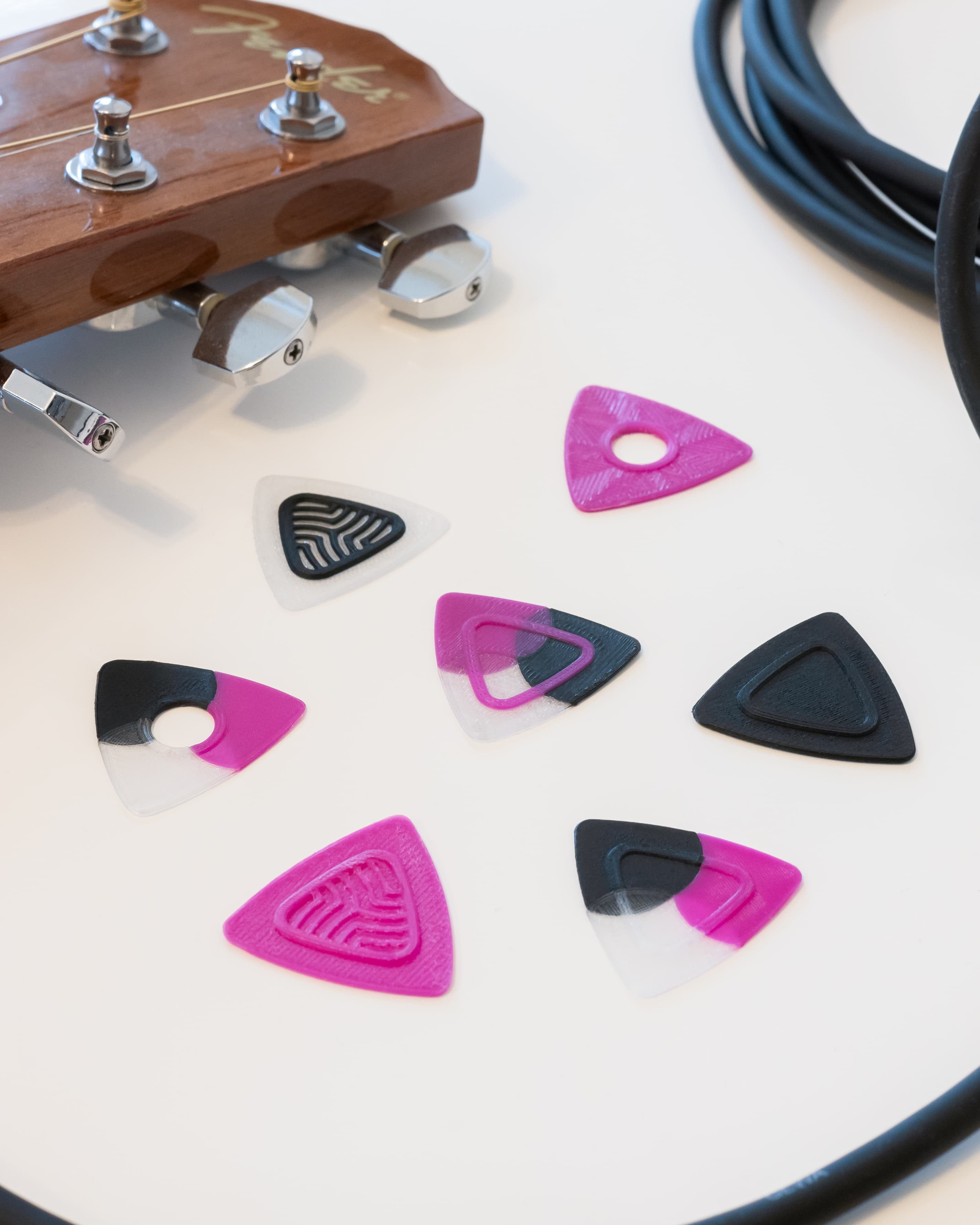 Triple Pick Guitar Picks Super Pack 3d model