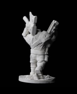 Support-Free FDM | Null Brutes – Fighter 1 | Sci-Fi Orc Proxy 3d model