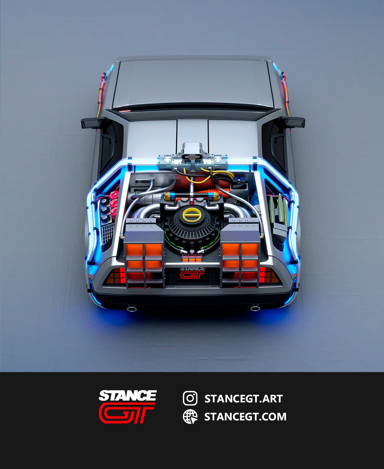 DMC DELOREAN FUTURE | ORIGINAL | Model kit car 3d model