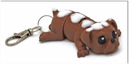 Flexi Puppy Keychain 3d model