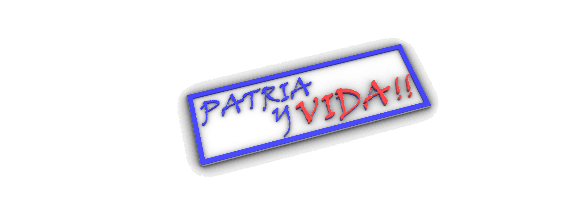 PATRIA Y VIDA.stl 3d model