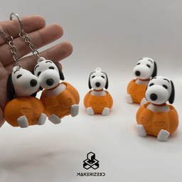Snoopy Pumpkin Clicker 3d model