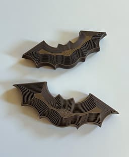 Bat Layered Fidget (2 sizes) 3d model