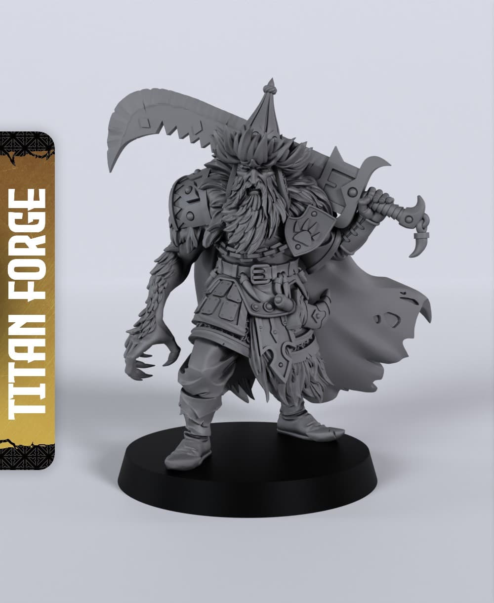 Lord Commander - With Free Dragon - 5e DnD Inspired for RPG and Wargamers 3d model