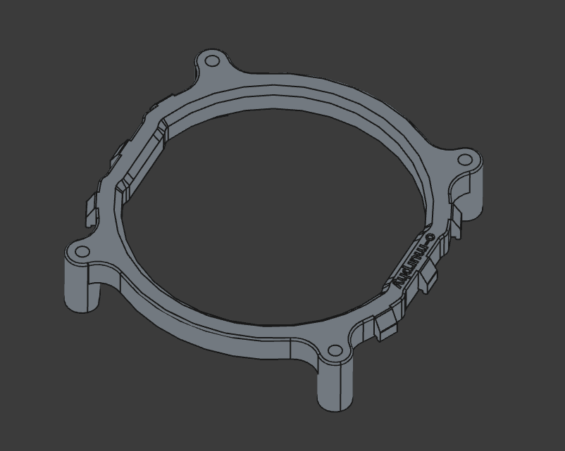 CPU FAN / COOLER GENERIC ADAPTER / BRACKET 3d model